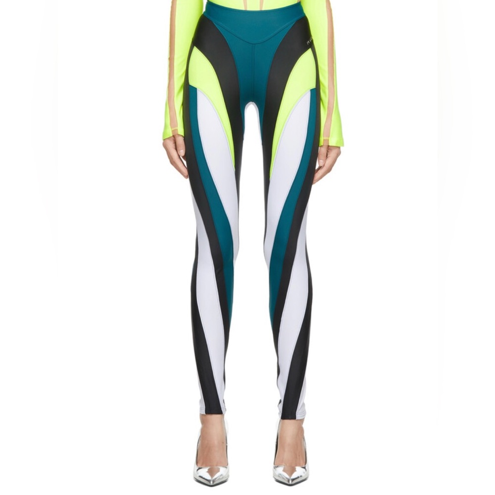 Mugler Spiral Panel Legging